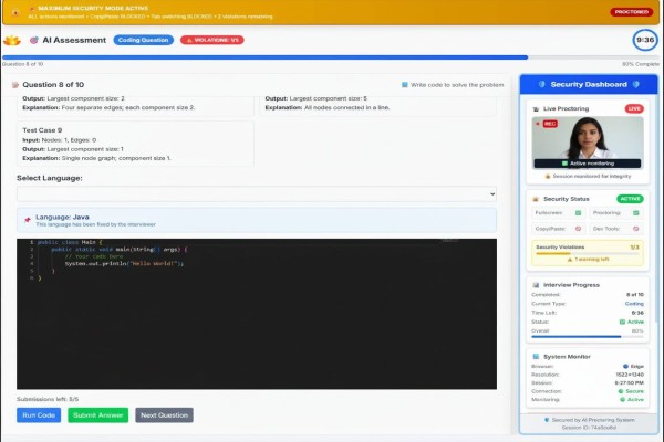 SkillBoard assessment screenshot